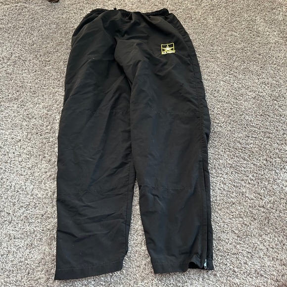 US Army APFU Physical Fitness Uniform‎ Pants Black Medium Regular Nylon - Picture 1 of 11